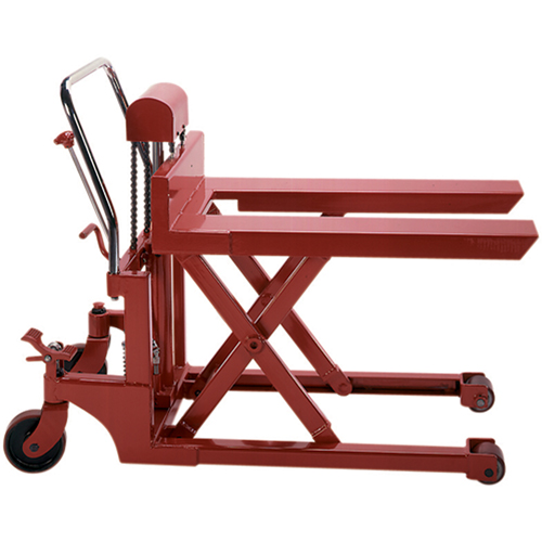 Scissor Pallet Lifter, 44" L x 27" W, Steel, 1100 lbs. Capacity Dufferin Supply