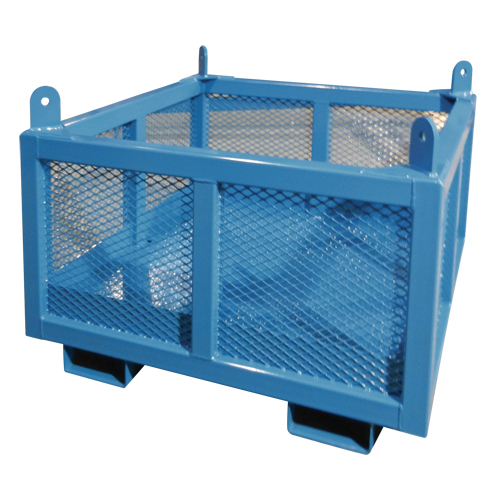 Material Handling Basket, 24" H x 48" W x 48" D, 1000 lbs. Capacity Dufferin Supply