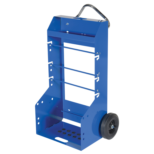 Portable Wire Reel Caddy, Steel, 4 Rod, 29" W x 47-5/16" H x 21-7/8" D, 300 lbs. Capacity Dufferin Supply
