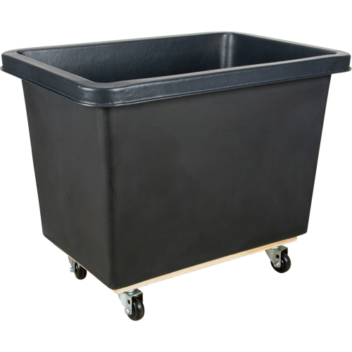 Tapered Wall Box Truck, Polyethylene, 37" L x 26" W x 30" H, 9 cu. ft. Volume, 500 lbs. Capacity Dufferin Supply
