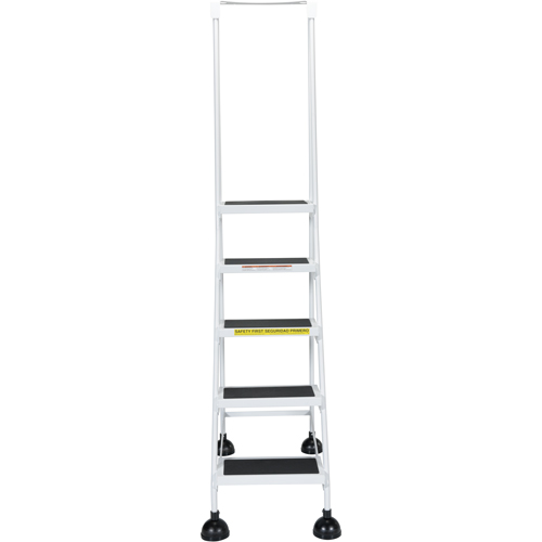 Light-Duty Stop-Step Ladders, 5 Steps, 16" Step Width, 47-11/16" Platform Height, Steel Dufferin Supply