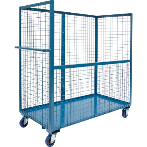 Wire Mesh Stock Truck, Steel, 24" x 55" x 60", 2400 lbs. Capacity Dufferin Supply