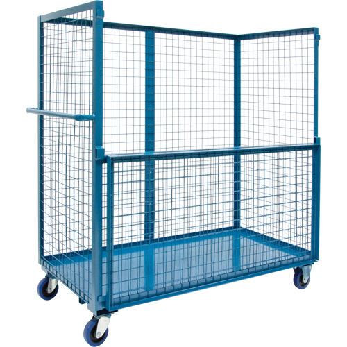 Wire Mesh Stock Truck, Steel, 24" x 55" x 36", 2400 lbs. Capacity Dufferin Supply