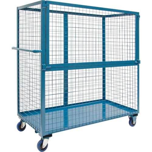 Wire Mesh Stock Truck, Steel, 24" x 55" x 36", 2400 lbs. Capacity Dufferin Supply
