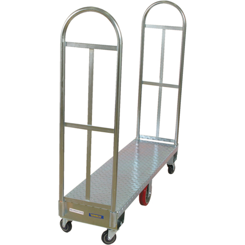 U-Boat Platform Truck, 60" L x 18" W, 1750 lbs. Capacity, Polyurethane Casters Dufferin Supply