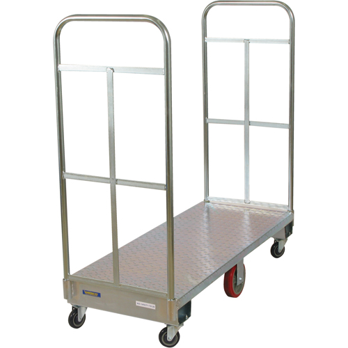 U-Boat Platform Truck, 60" L x 24" W, 1750 lbs. Capacity, Polyurethane Casters Dufferin Supply