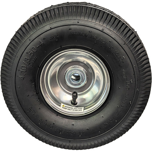 Roue pneumatique de rechange pour diable, 10" (254 mm), Capacit&eacute; de 350 lb Dufferin Supply