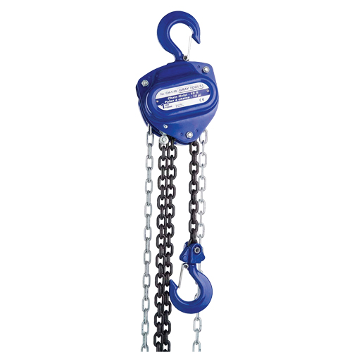 Chain Hoist, 20' Lift, 10000 lbs. (5 tons) Capacity, Load Chain Grade 80 Chain Dufferin Supply