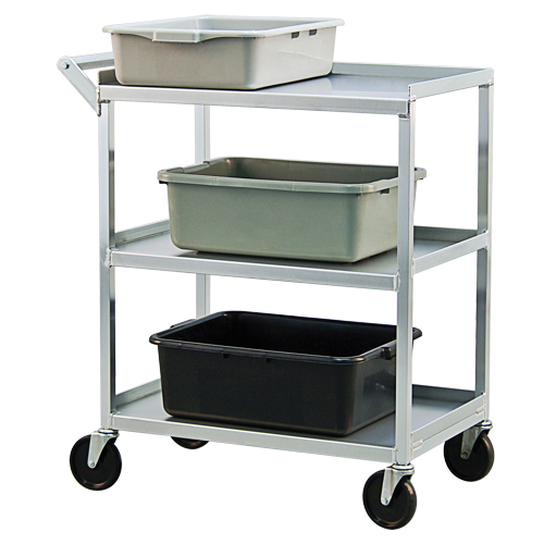 Chariot utilitaire, 3 Tiers, 18-1/2" la x 39" h x 32-1/2" p, Capacit&eacute; 350 lb Dufferin Supply