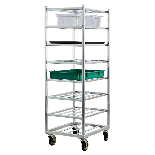 Shelf Cart, 8 Tiers, 20-7/8" W x 67" H x 27" D, 600 lbs. Capacity Dufferin Supply