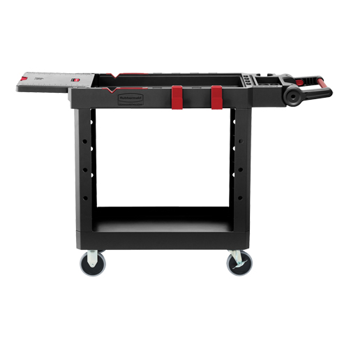 Chariot utilitaire robuste et polyvalent, 2 tiers, 17-3/4" x 36" x 46-1/5", Capacit&eacute; 500 lb Dufferin Supply