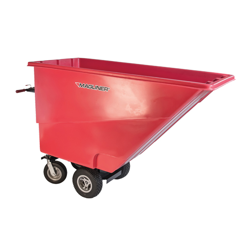 Chariot &agrave; bascule motoris&eacute;, Capacit&eacute; 27 cu. ft., 51" h x 81" la x 33" p Dufferin Supply