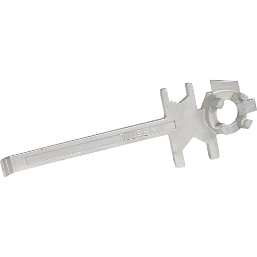 Cl&eacute; pour baril, Ouverture de 3/4"/2", Poign&eacute;e 9-1/2", Acier inoxydable Dufferin Supply