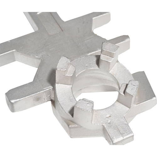 Cl&eacute; pour baril, Ouverture de 3/4"/2", Poign&eacute;e 9-1/2", Acier inoxydable Dufferin Supply