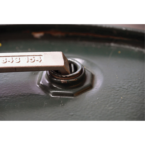 Cl&eacute; pour baril, Ouverture de 3/4"/2", Poign&eacute;e 9-1/2", Acier inoxydable Dufferin Supply