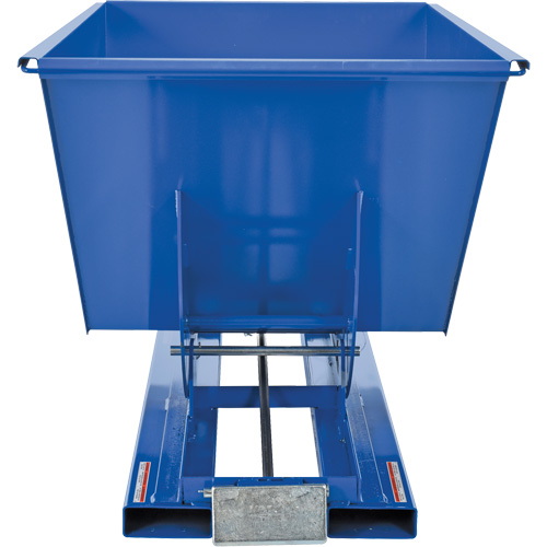 Conteneur autobasculeur, Acier, 1 vg³, Bleu Dufferin Supply