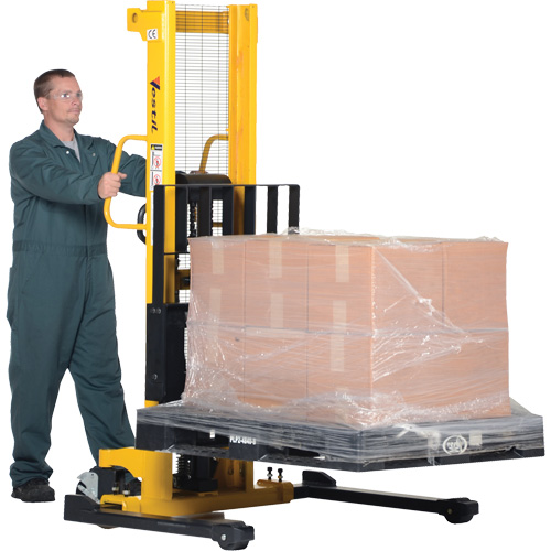 Gerbeur hydraulique manuel, Fonctionnement Pompe manuelle, Capacit&eacute; 2000 lb, Lev&eacute;e max 35" Dufferin Supply