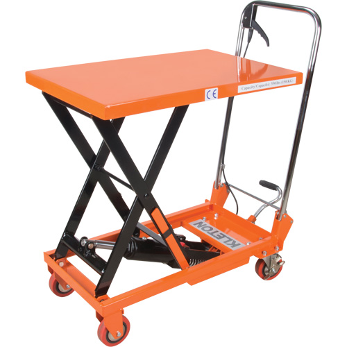 Hydraulic Scissor Lift Table, 27-1/2" L x 17-3/4" W, Steel, 330 lbs. Capacity Dufferin Supply