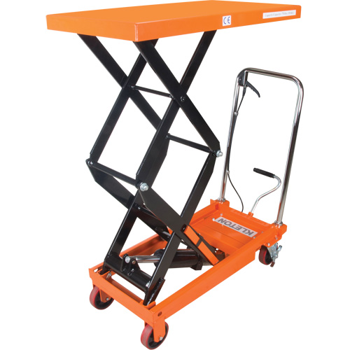 Hydraulic Scissor Lift Table, 35-3/4" L x 19-3/4" W, Steel, 770 lbs. Capacity Dufferin Supply
