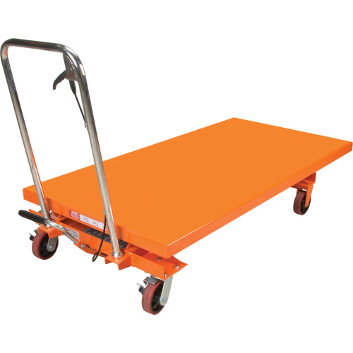 Hydraulic Scissor Lift Table, 63" L x 31-1/2" W, Steel, 1100 lbs. Capacity Dufferin Supply