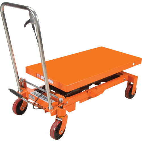 Hydraulic Scissor Lift Table, 39-1/2" L x 20" W, Steel, 1650 lbs. Capacity Dufferin Supply