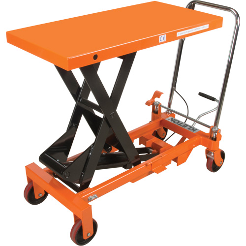 Hydraulic Scissor Lift Table, 39-1/2" L x 20" W, Steel, 1650 lbs. Capacity Dufferin Supply