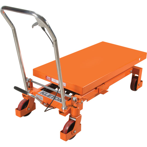Hydraulic Scissor Lift Table, 40" L x 20 " W, Steel, 2200 lbs. Capacity Dufferin Supply