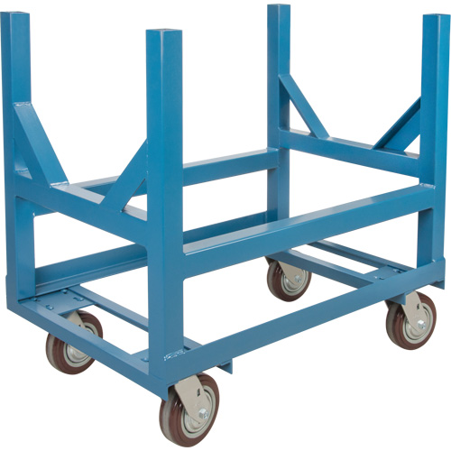Pipe & Bar Cradle Truck, 48" L x 24" W x 34" H, 2500 lbs. Capacity, Polyurethane Wheels Dufferin Supply