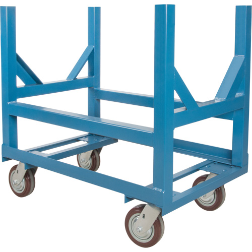 Pipe & Bar Cradle Truck, 48" L x 24" W x 34" H, 2500 lbs. Capacity, Polyurethane Wheels Dufferin Supply