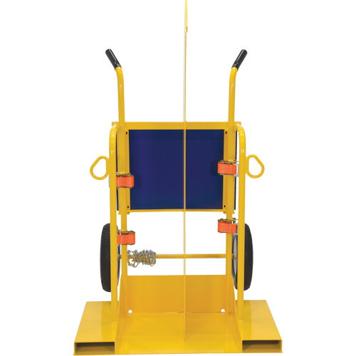 Welding Cylinder Torch Cart, Foam-Filled Wheels, 24" W x 19-1/2" L Base, 500 lbs. Dufferin Supply