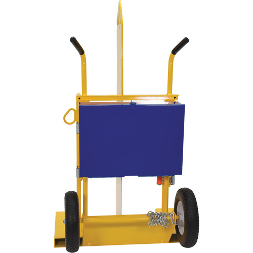 Welding Cylinder Torch Cart, Foam-Filled Wheels, 24" W x 19-1/2" L Base, 500 lbs. Dufferin Supply