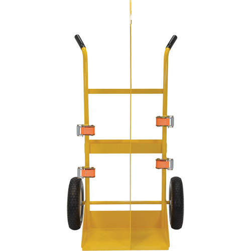 Welding Cylinder Torch Cart, Foam-Filled Wheels, 23-13/16" W x 22-13/16" L Base, 500 lbs. Dufferin Supply