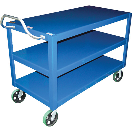 Chariot &agrave; poign&eacute;e ergonomique Ergo-Handle, 4000 lb Capacit&eacute;, Acier, 24-1/2" la x 41" ha x 54-7/8" p, Bordure vers le bas Dufferin Supply