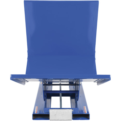 Open Sided Hopper, Steel, 1 cu.yd., Blue Dufferin Supply