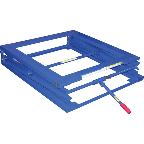 Support de palette ajustable, 42-1/2" lo x 40" la, Capacit&eacute; 5000 lb Dufferin Supply