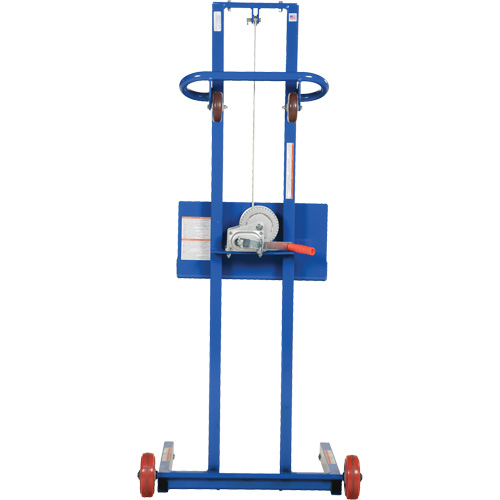 Low Profile Lite Load Lift, Hand Winch Operated, 400 lbs. Capacity, 55" Max Lift Dufferin Supply
