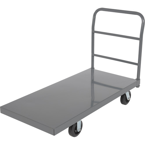 Platform Truck, 48" L x 24" W, 2000 lbs. Capacity, Rubber Casters Dufferin Supply