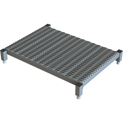 Plateforme de travail en une &eacute;tape &agrave; hauteur r&eacute;glable, 24" la x 36" pr, Capacit&eacute; de 800 lb, Enti&egrave;rement soud&eacute; Dufferin Supply