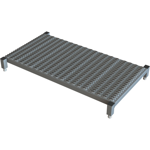 Plateforme de travail en une &eacute;tape &agrave; hauteur r&eacute;glable, 24" la x 48" pr, Capacit&eacute; de 800 lb, Enti&egrave;rement soud&eacute; Dufferin Supply