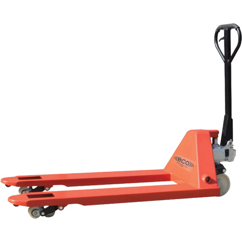 Transpalette de s&eacute;rie lourde Eco, Acier, 48" lo x 27" la, Capacit&eacute; 11000 lb Dufferin Supply