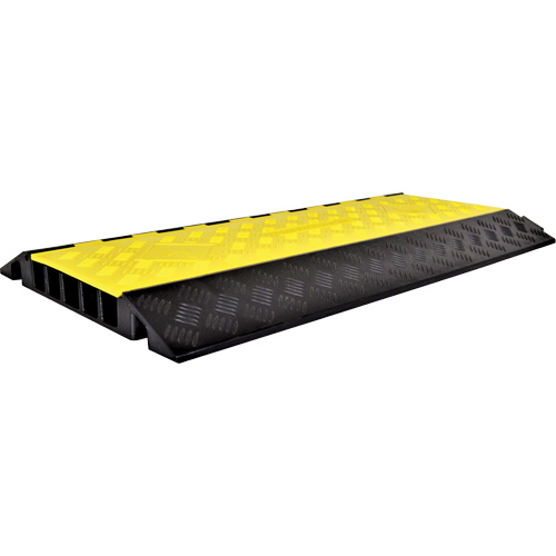 Protecteur de c&acirc;ble droit robuste Powerhouse, 5 canaux, 36" lo x 19,75" la x 2,25" h Dufferin Supply