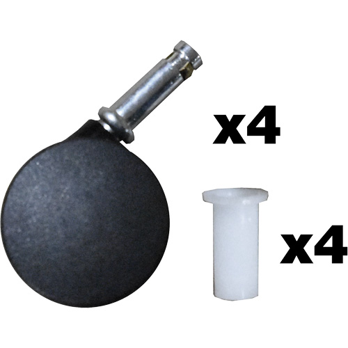 Sturdy Chair High Chair Caster Kit Dufferin Supply
