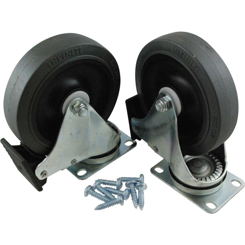 Mega Brute&reg; Mobile Waste Collector Caster Kit Dufferin Supply