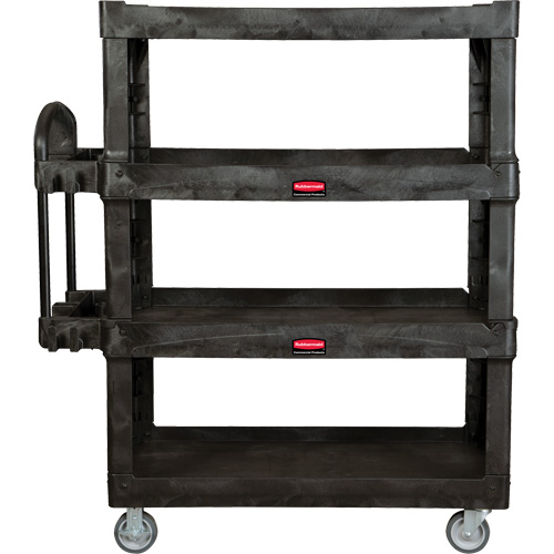 Chariot utilitaire robuste et ergonomique, 4 tiers, 24-1/4" x 62-2/5" x 54-1/10", Capacit&eacute; 700 lb Dufferin Supply