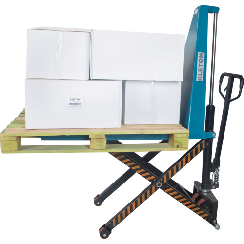 Manual Scissor Skid Lift, 45-1/4" L x 20-1/4" W, Steel, 3300 lbs. Capacity Dufferin Supply