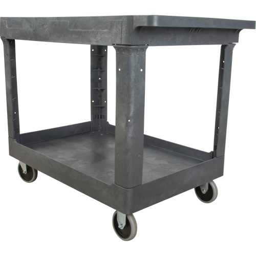 Chariot utilitaire pour l'entretien, 2 tiers, 24-5/8" x 32-1/2" x 40", Capacit&eacute; 550 lb Dufferin Supply