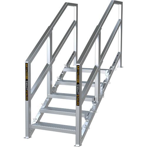 3-5 Step Telescopic Aluminum Smart Stairs Dufferin Supply