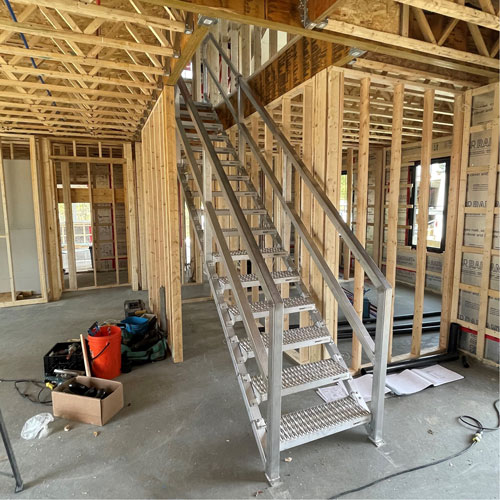 3-5 Step Telescopic Aluminum Smart Stairs Dufferin Supply