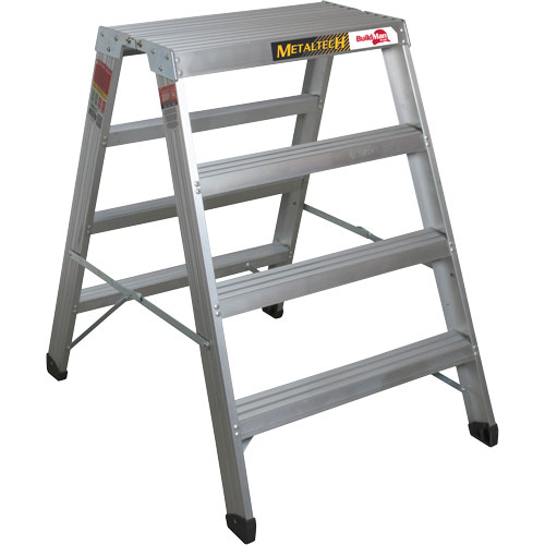 Poste de travail chevalet de sciage portatif, Cadre Aluminium, 12-1/4" p x 48" h Dufferin Supply