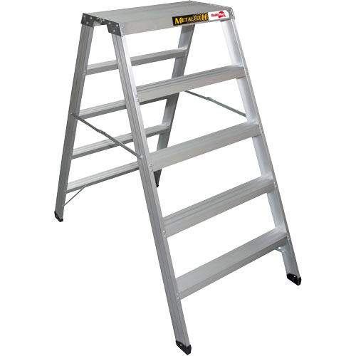 Poste de travail chevalet de sciage portatif, Cadre Aluminium, 12-1/4" p x 56" h Dufferin Supply